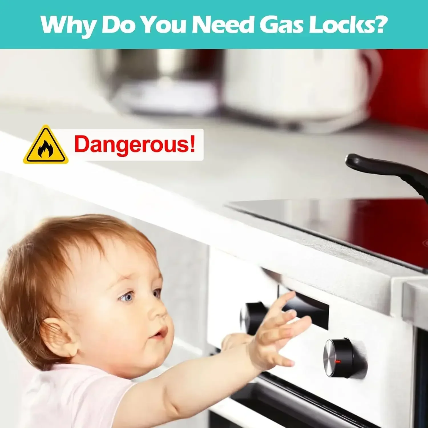 Childproof Kitchen Safety Set  - огляд і ціна Commercial Kitchen Gas Stove