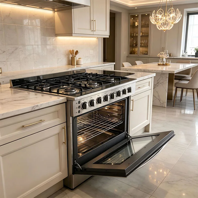 Commercial 6-Burner Gas Stove  - огляд і ціна Commercial Kitchen Gas Stove