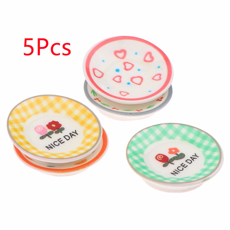 5Pcs 1/12 Dollhouse Mini Plate - огляд і ціна Commercial Kitchen Setup