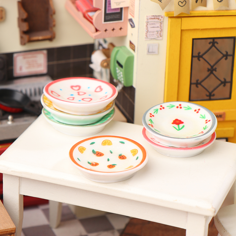 5Pcs 1/12 Dollhouse Mini Plate - огляд і ціна Commercial Kitchen Setup