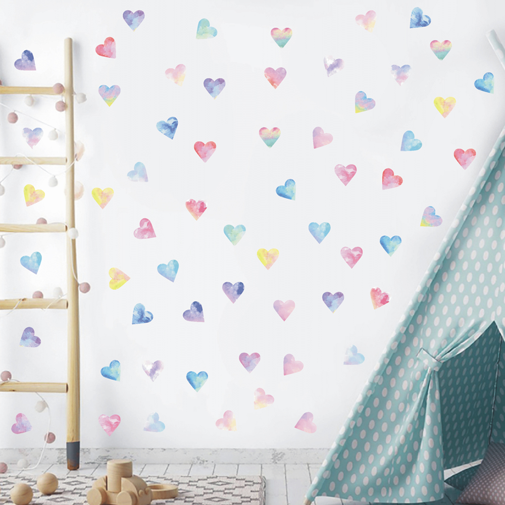 Colorful Hearts Couple Wall St - огляд і ціна Commercial Kitchen Tiles