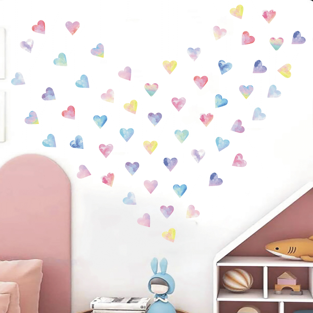 Colorful Hearts Couple Wall St - огляд і ціна Commercial Kitchen Tiles
