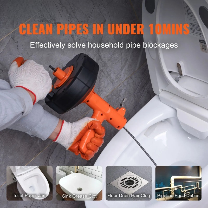 Drain Cleaner Machine 25FT Aut - огляд і ціна Commercial Kitchen Manufacturers