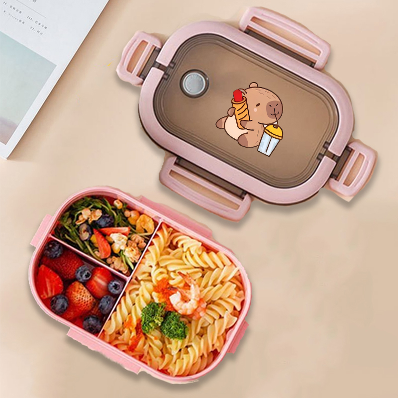 Capybara Bento Lunch Box Anime - огляд і ціна Commercial Kitchen Setup