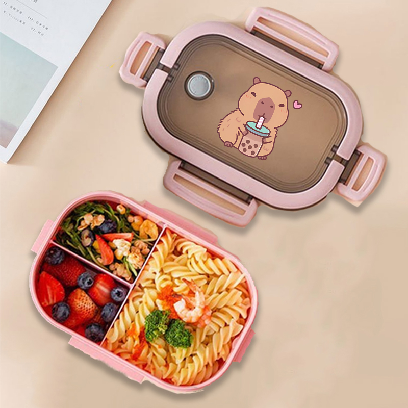 Capybara Bento Lunch Box Anime - огляд і ціна Commercial Kitchen Setup