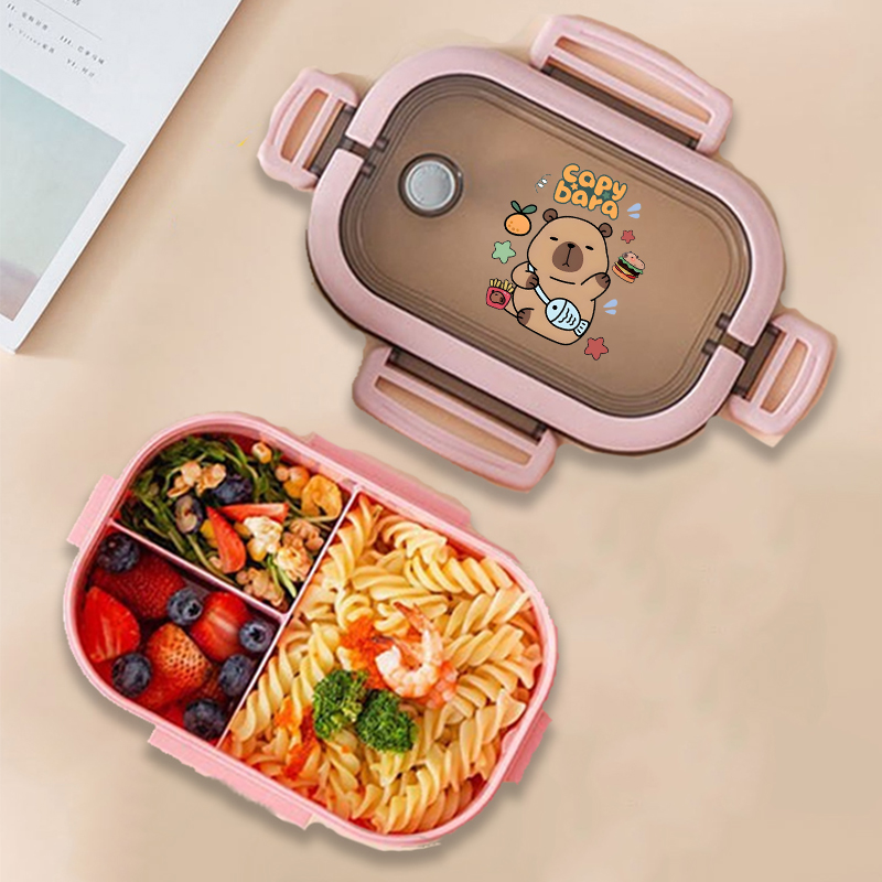 Capybara Bento Lunch Box Anime - огляд і ціна Commercial Kitchen Setup