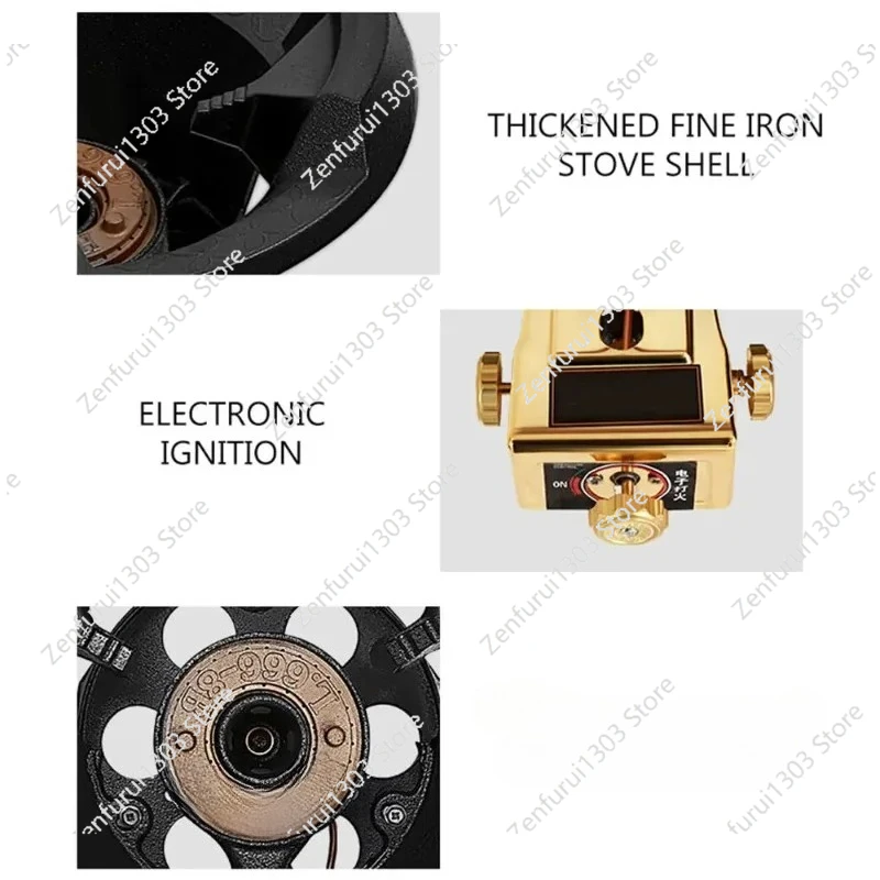 Commercial Fierce Fire Gas Sto - огляд і ціна Commercial Kitchen Gas Stove