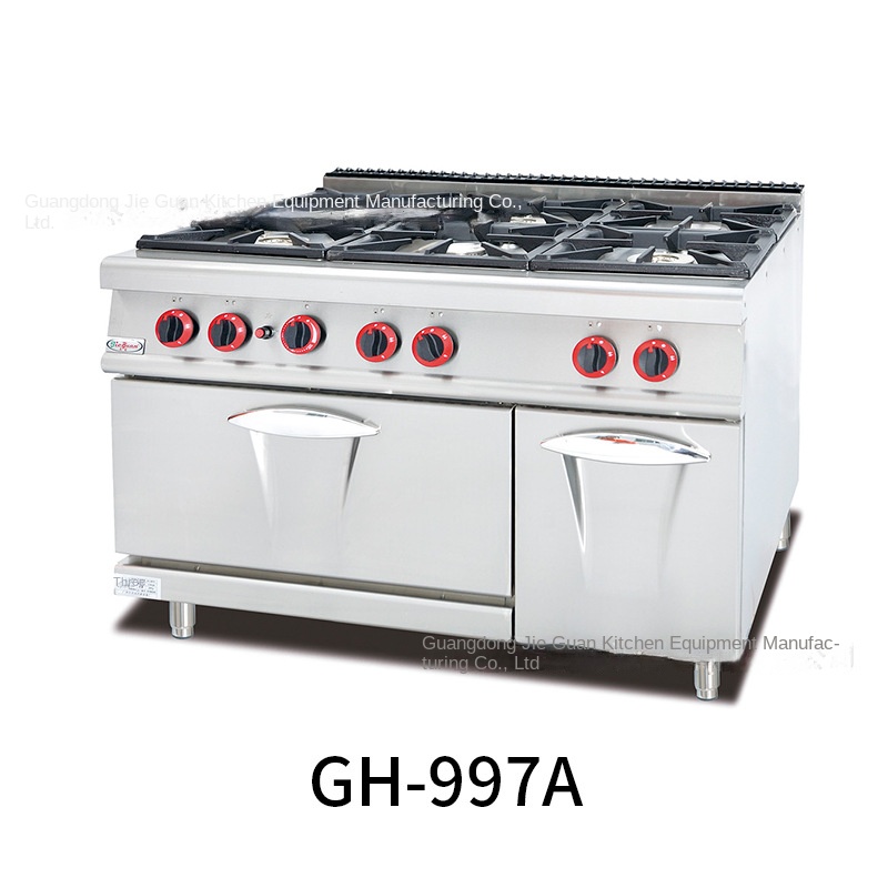 Jie Guan GH-797A Commercial Ki - огляд і ціна Commercial Kitchen Gas Stove