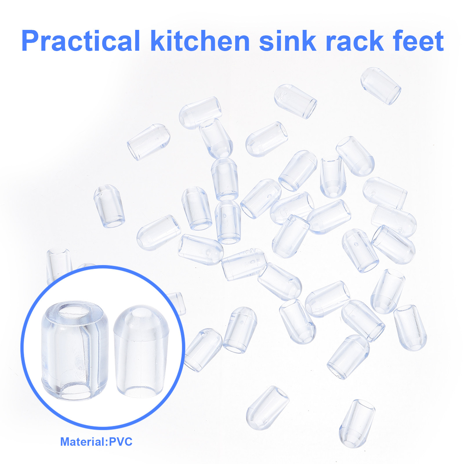 80Pcs Kitchen Sink Grid Feet P - огляд і ціна Commercial Kitchen Setup