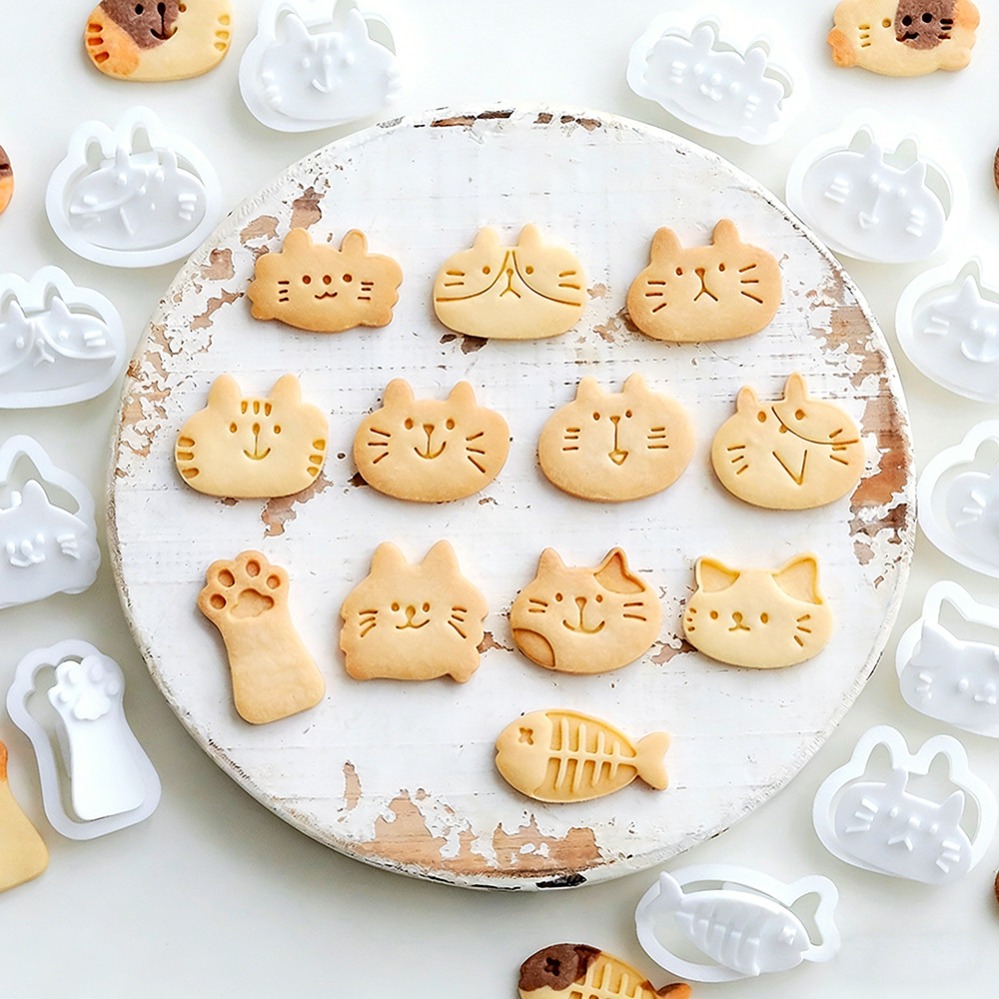 Cute Kitten DIY Stamp Cookie C - огляд і ціна Commercial Kitchen Setup