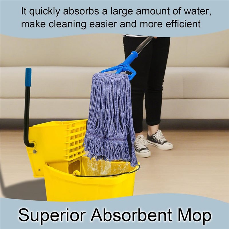 Washable String Mop Heads 4 Pa - огляд і ціна Commercial Kitchen At Home
