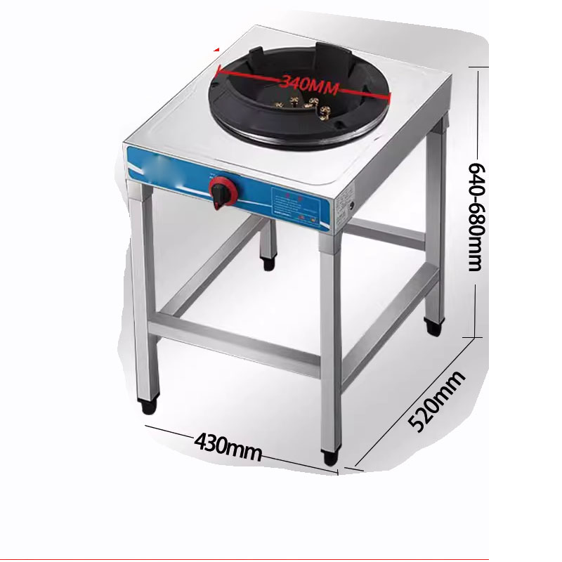 Commercial Fierce Fire Stove R - огляд і ціна Commercial Kitchen Gas Stove