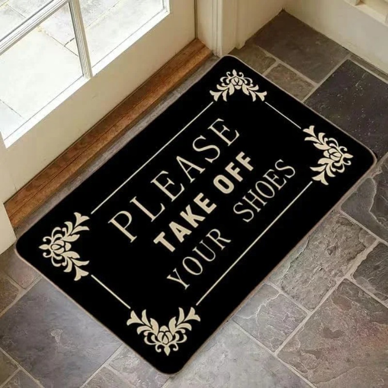 Please Take Your Shoes Off Rug - огляд і ціна Commercial Kitchen In Your Home
